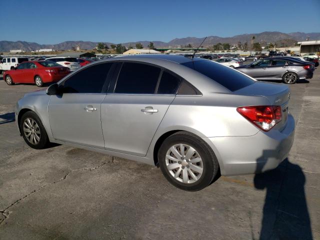 1G1PF5S94B7159113 - 2011 CHEVROLET CRUZE LT SILVER photo 2