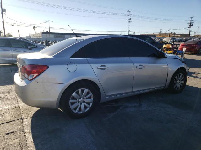 1G1PF5S94B7159113 - 2011 CHEVROLET CRUZE LT SILVER photo 3