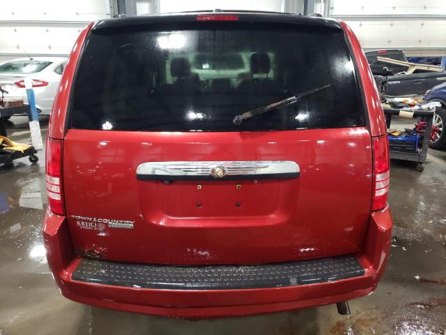 2A8HR54P08R699301 - 2008 CHRYSLER TOWN & COU TOURING RED photo 6