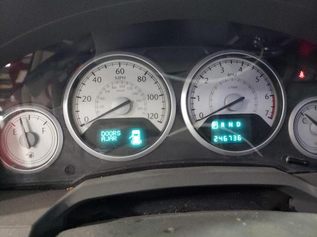 2A8HR54P08R699301 - 2008 CHRYSLER TOWN & COU TOURING RED photo 9