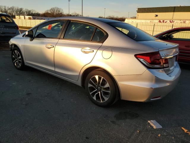 2HGFB2F83DH540491 - 2013 HONDA CIVIC EX SILVER photo 2