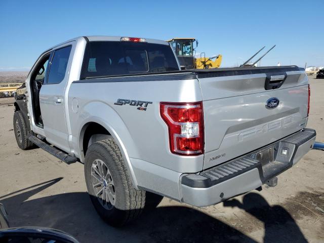 1FTEW1EP0JKD55482 - 2018 FORD F150 SUPERCREW SILVER photo 2