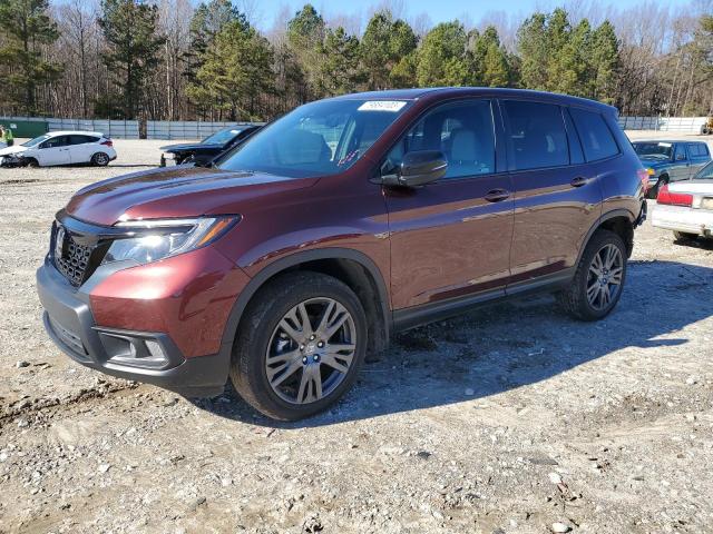 5FNYF8H58MB038843 - 2021 HONDA PASSPORT EXL BURGUNDY photo 1