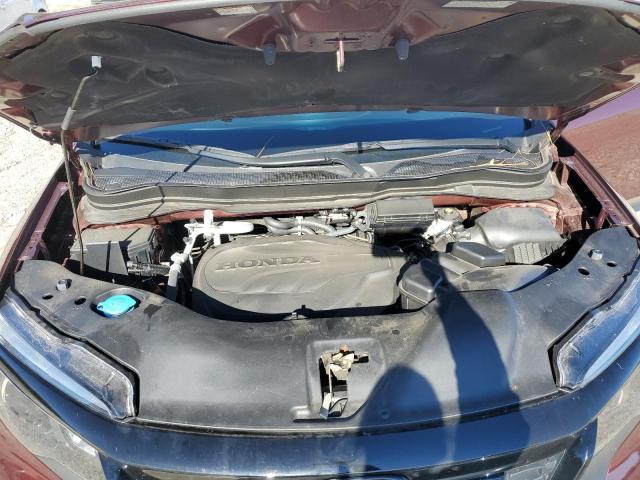 5FNYF8H58MB038843 - 2021 HONDA PASSPORT EXL BURGUNDY photo 12