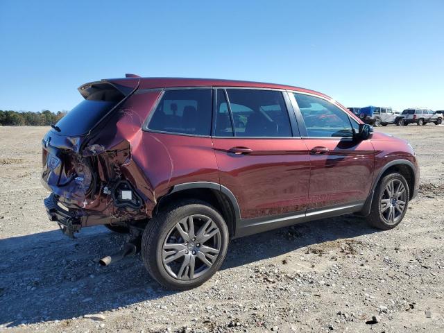 5FNYF8H58MB038843 - 2021 HONDA PASSPORT EXL BURGUNDY photo 3