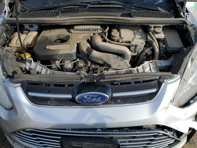 1FADP5BUXFL117351 - 2015 FORD C-MAX SEL SILVER photo 12