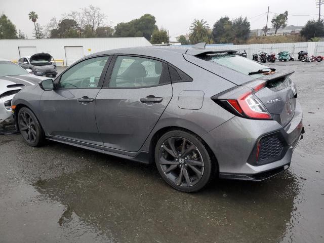 SHHFK7G4XJU222763 - 2018 HONDA CIVIC SPORT GRAY photo 2