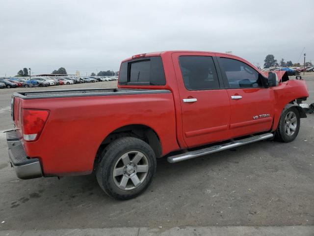 1N6BA07A35N553611 - 2005 NISSAN TITAN XE RED photo 3