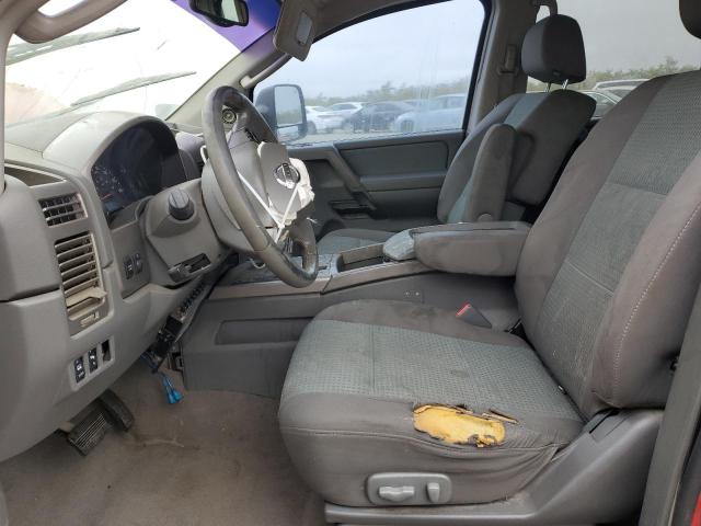 1N6BA07A35N553611 - 2005 NISSAN TITAN XE RED photo 7