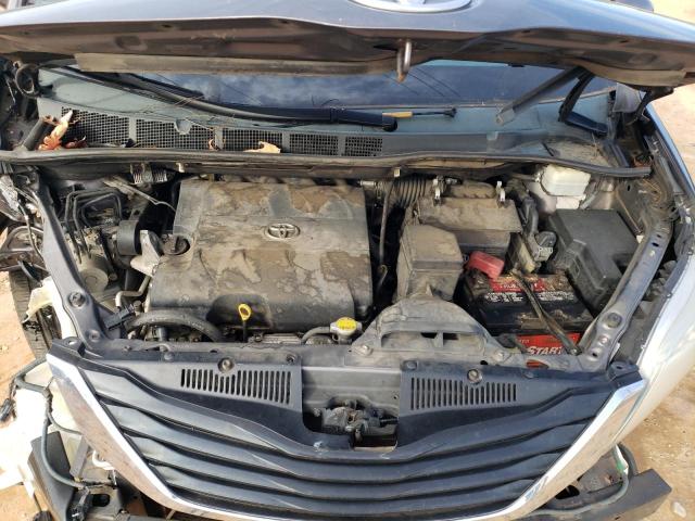 5TDKK3DC6CS237294 - 2012 TOYOTA SIENNA LE GRAY photo 11