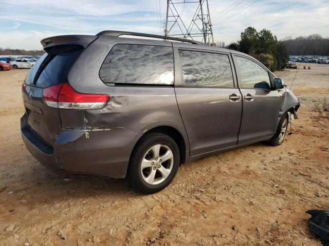 5TDKK3DC6CS237294 - 2012 TOYOTA SIENNA LE GRAY photo 3