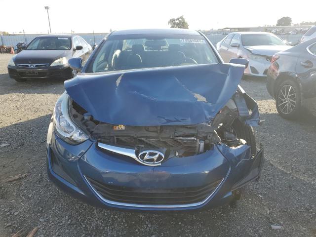 KMHDH4AE2GU601131 - 2016 HYUNDAI ELANTRA SE BLUE photo 5