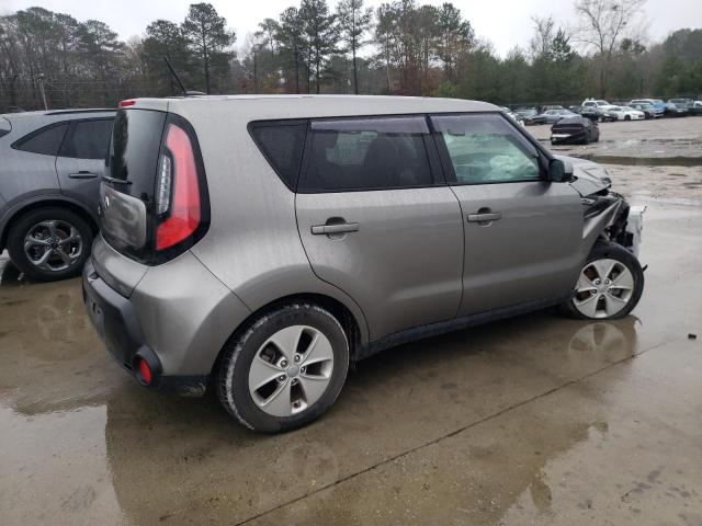 KNDJN2A27F7158028 - 2015 KIA SOUL GRAY photo 3