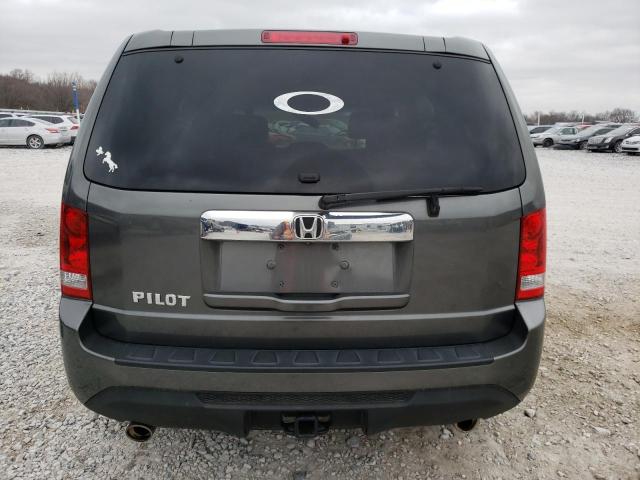 5FNYF3H51CB011534 - 2012 HONDA PILOT EXL CHARCOAL photo 6