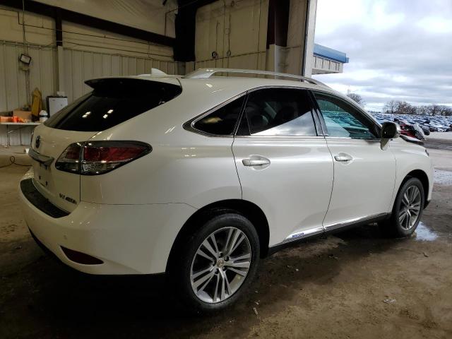 2T2BC1BA4FC006888 - 2015 LEXUS RX 450H WHITE photo 3