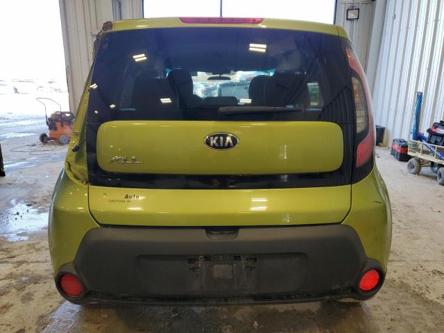 KNDJP3A5XF7759301 - 2015 KIA SOUL + GREEN photo 6