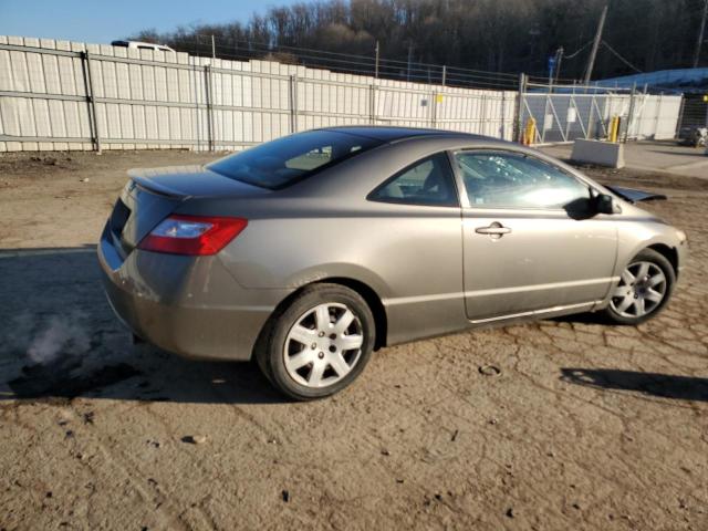 2HGFG12698H527735 - 2008 HONDA CIVIC LX GRAY photo 3