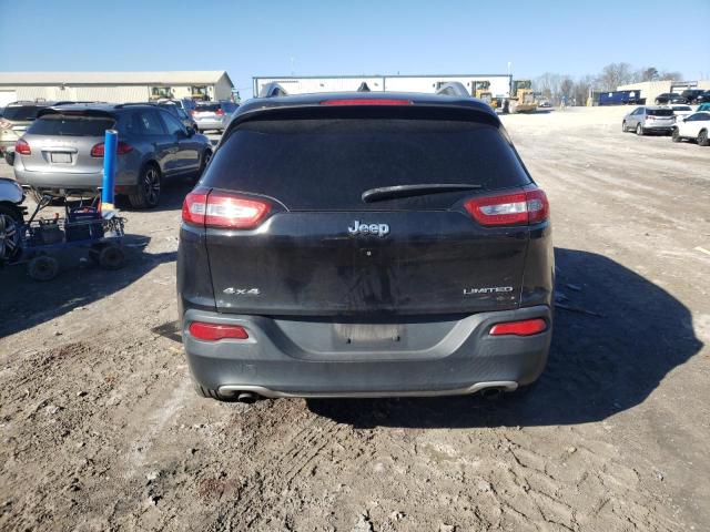 1C4PJMDS1EW255582 - 2014 JEEP CHEROKEE LIMITED BLACK photo 6