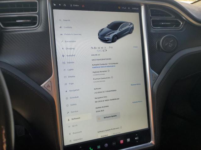 5YJSA1E28GF139360 - 2016 TESLA MODEL S CHARCOAL photo 9