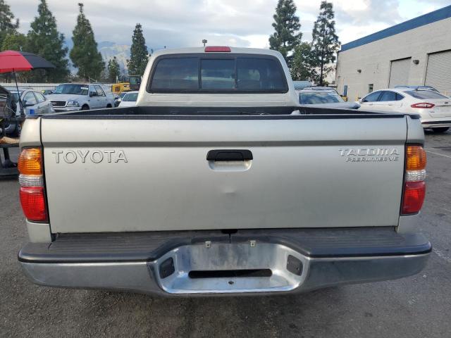 5TESN92N74Z310448 - 2004 TOYOTA TACOMA XTRACAB PRERUNNER ვერცხლისფერი ფოტო 6