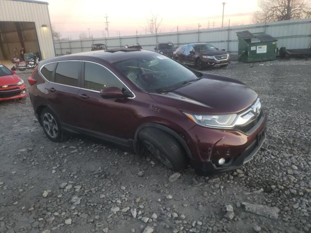 7FARW2H5XKE025482 - 2019 HONDA CR-V EX BURGUNDY photo 4