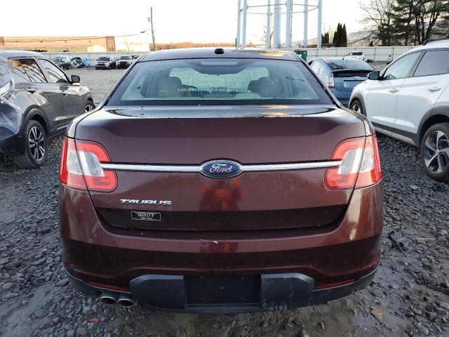 1FAHP2DWXAG133419 - 2010 FORD TAURUS SE BURGUNDY photo 6