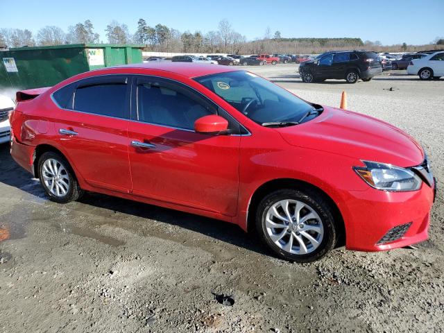 3N1AB7AP2JL631469 - 2018 NISSAN SENTRA S RED photo 4