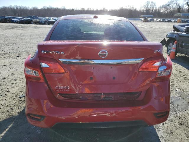 3N1AB7AP2JL631469 - 2018 NISSAN SENTRA S RED photo 6