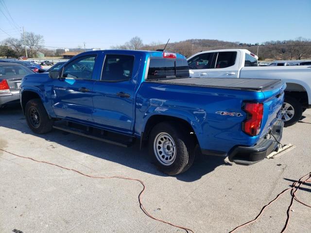 1GCPTBEK3P1200628 - 2023 CHEVROLET COLORADO BLUE photo 2