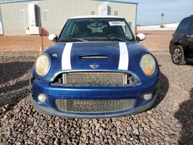 WMWMF73549TW82857 - 2009 MINI COOPER S BLUE photo 5