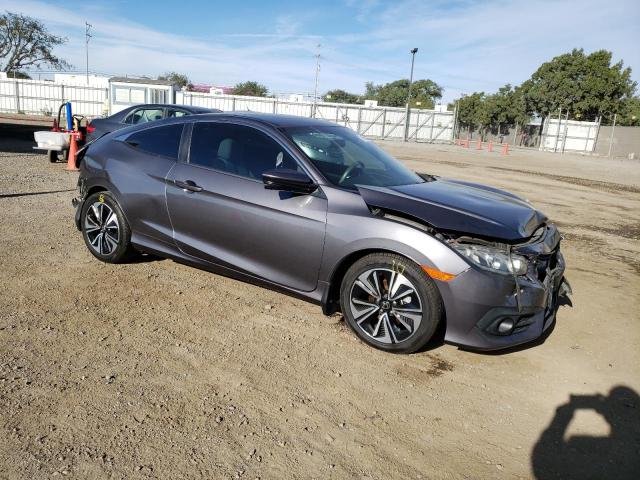 2HGFC3B34HH351125 - 2017 HONDA CIVIC EX GRAY photo 4