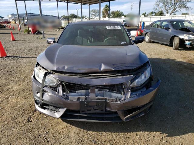 2HGFC3B34HH351125 - 2017 HONDA CIVIC EX GRAY photo 5