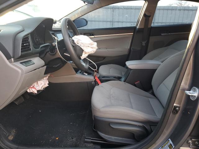 5NPD74LF3KH492923 - 2019 HYUNDAI ELANTRA SE GRAY photo 7