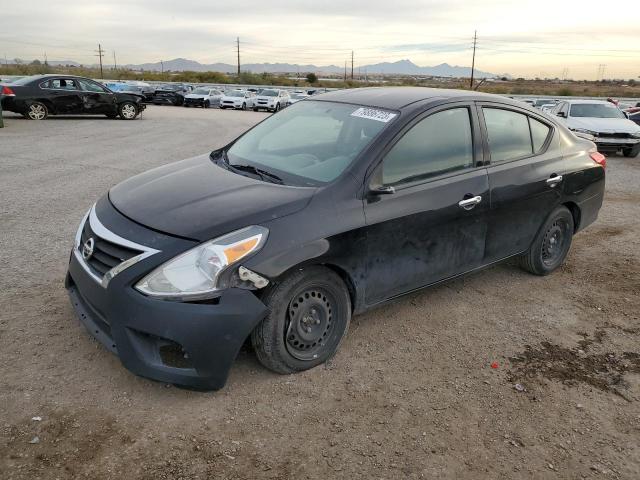 3N1CN7AP2GL905469 - 2016 NISSAN VERSA S BLACK photo 1