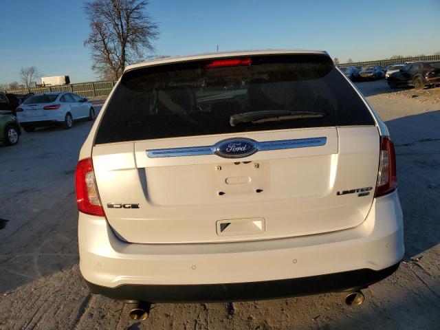 2FMDK4KCXEBA54899 - 2014 FORD EDGE LIMITED WHITE photo 6