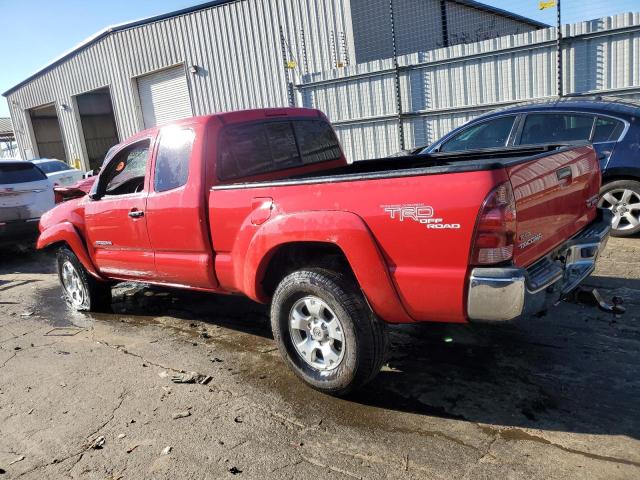 5TETU62N85Z135764 - 2005 TOYOTA TACOMA PRERUNNER ACCESS CAB RED photo 2