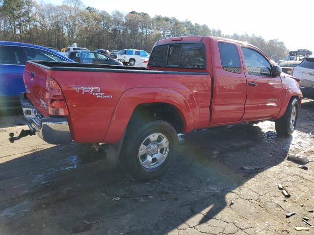 5TETU62N85Z135764 - 2005 TOYOTA TACOMA PRERUNNER ACCESS CAB RED photo 3