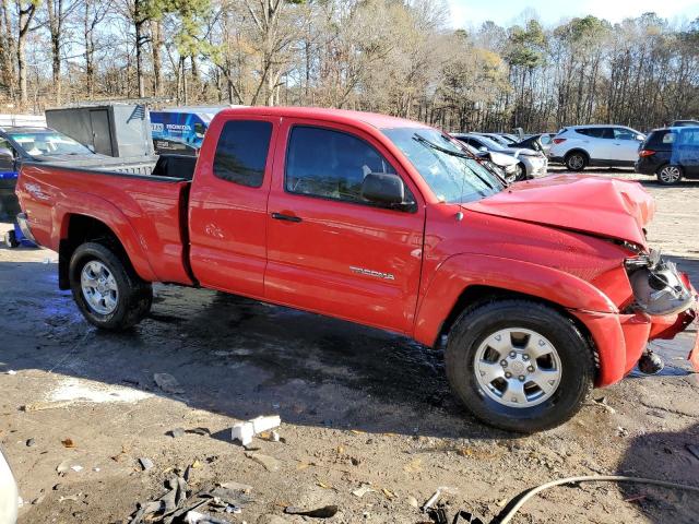 5TETU62N85Z135764 - 2005 TOYOTA TACOMA PRERUNNER ACCESS CAB RED photo 4