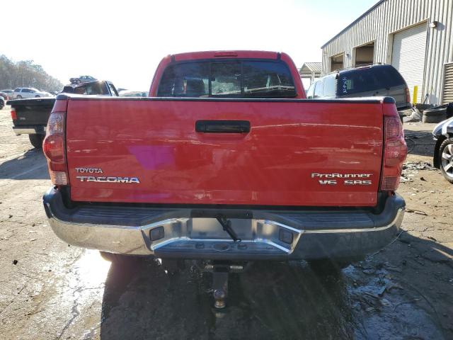 5TETU62N85Z135764 - 2005 TOYOTA TACOMA PRERUNNER ACCESS CAB RED photo 6