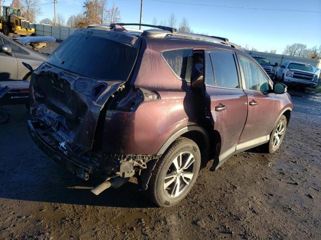 2T3RFREV3HW672561 - 2017 TOYOTA RAV4 XLE PURPLE photo 3