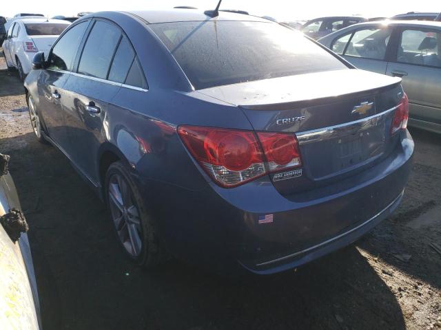 1G1PG5SB1D7239357 - 2013 CHEVROLET CRUZE LTZ BLUE photo 2