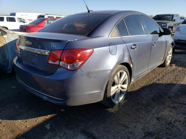 1G1PG5SB1D7239357 - 2013 CHEVROLET CRUZE LTZ BLUE photo 3