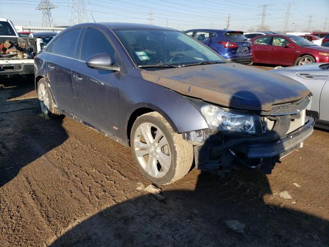 1G1PG5SB1D7239357 - 2013 CHEVROLET CRUZE LTZ BLUE photo 4