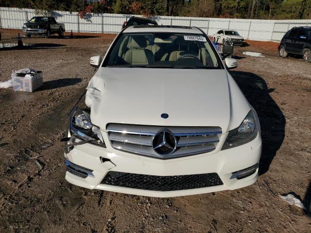 WDDGF4HB5CR207600 - 2012 MERCEDES-BENZ C 250 WHITE photo 5