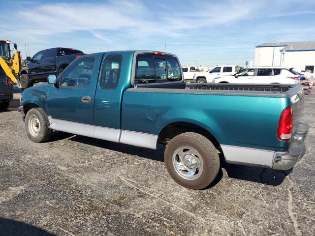1FTDX1728VKC38314 - 1997 FORD F150 Зеленый фото 2