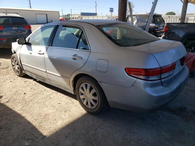 3HGCM56324G705658 - 2004 HONDA ACCORD LX GRAY photo 2