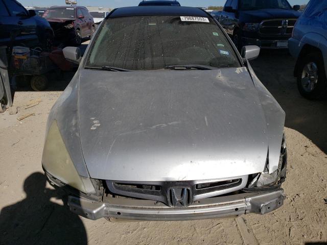 3HGCM56324G705658 - 2004 HONDA ACCORD LX GRAY photo 5