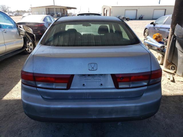 3HGCM56324G705658 - 2004 HONDA ACCORD LX GRAY photo 6