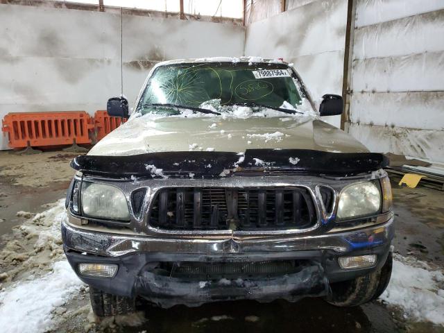 5TEWN72N74Z418638 - 2004 TOYOTA TACOMA XTRACAB GOLD photo 5