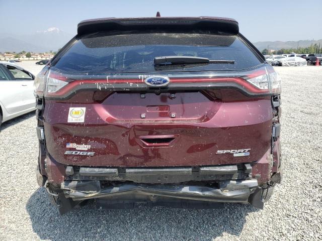 2FMPK4APXHBC41775 - 2017 FORD EDGE SPORT BURGUNDY photo 6